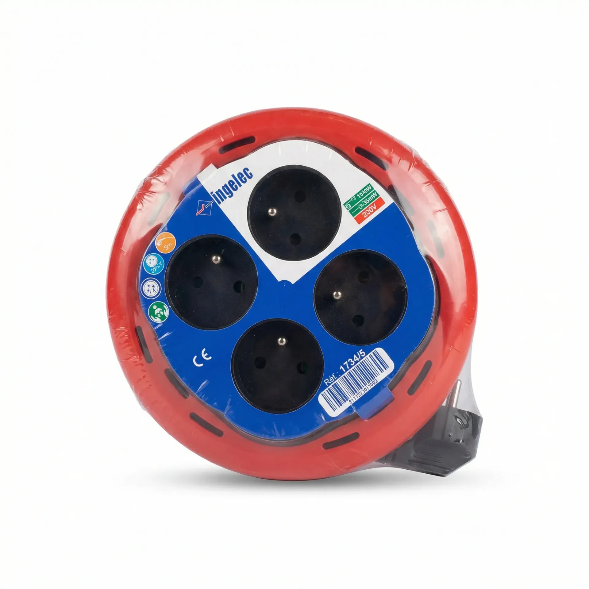 Ingelec 4-Outlet Cable Reel.