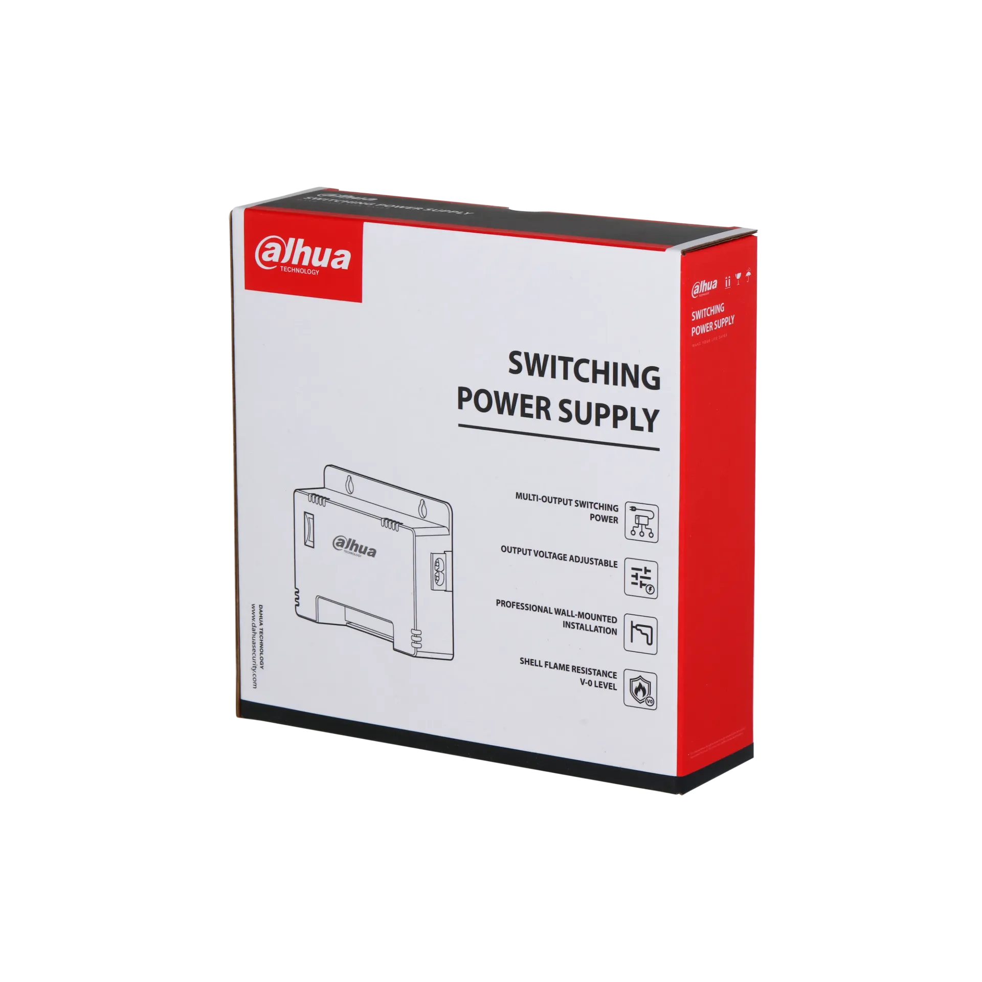 Dahua Bloc d’Alimentation 4 Channel – 12V 5A - DH-PFM344D-4CH-EN