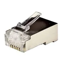 Connecteur RJ45 Blindé Métal Cat6 spécial pour tous les câbles reseaux