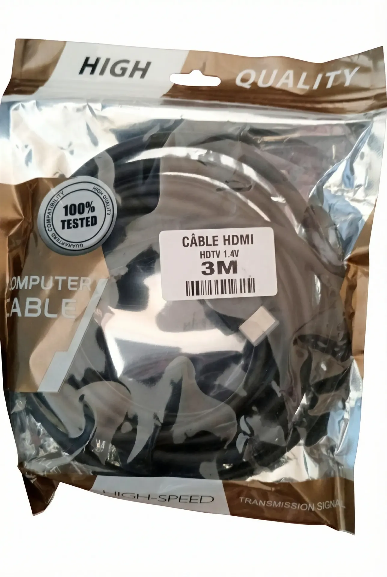 3-meter high-speed HDMI 1.4 cable,