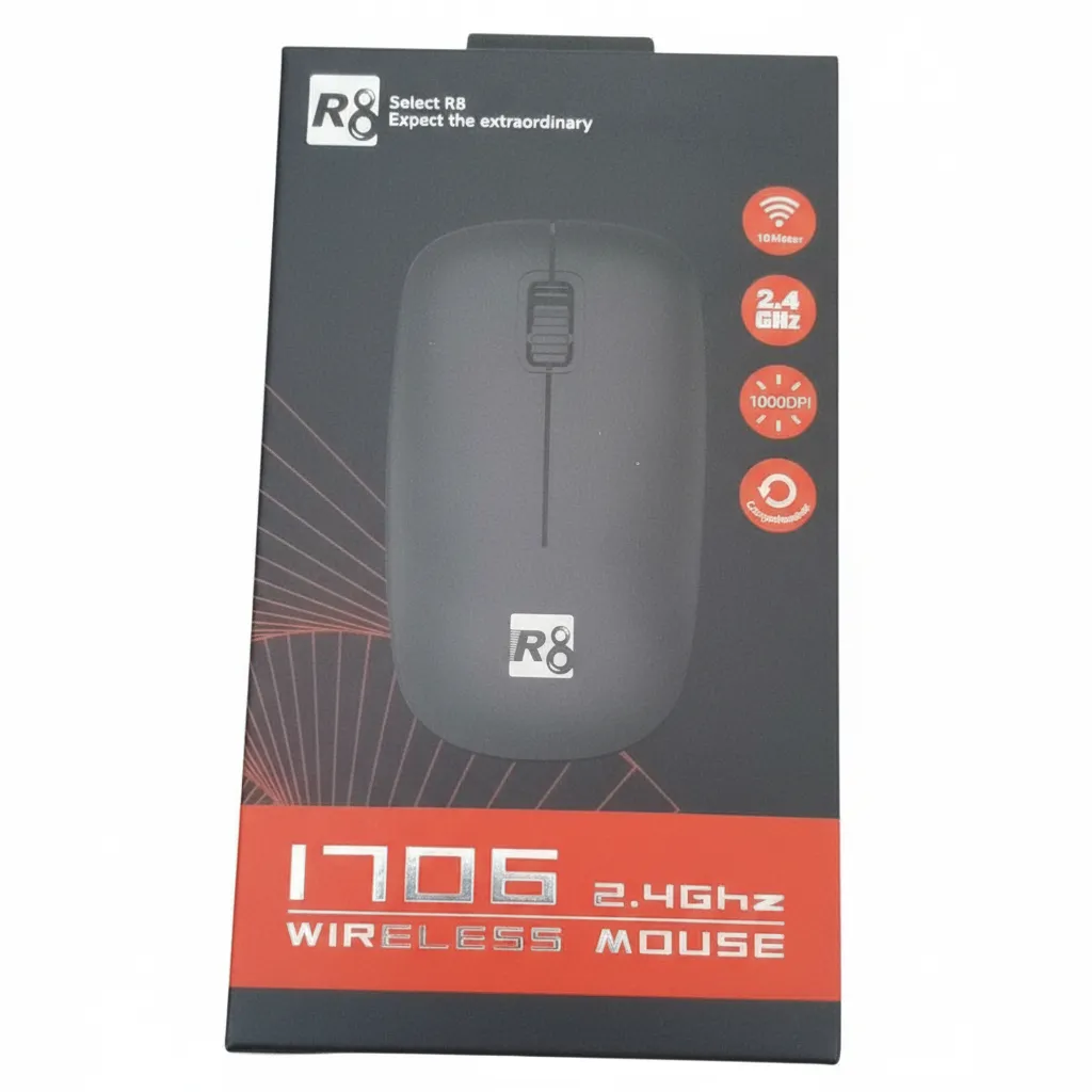 R8 wireless optical mouse, model 1706