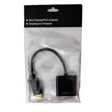 Mini DisplayPort male to DVI female adapter.
