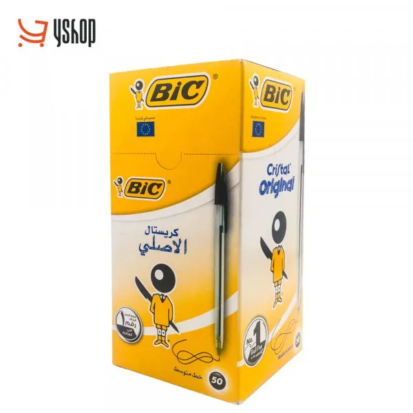 Stylo Bic Cristal Original-Couleur-Noir